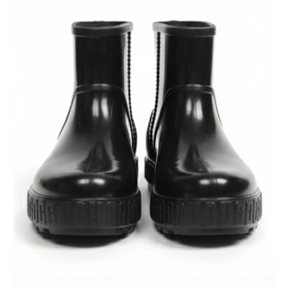 Uggs womens size 7 ankle boots black Drizlita rain waterproof rubber - Picture 1 of 8